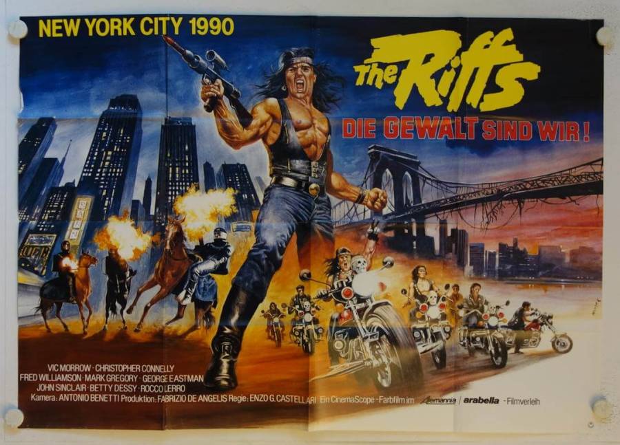 The Riffs - Die Gewalt sind wir originales deutsches A0-Filmplakat